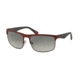 Prada RUBBERMAX PS56PS Single Vision Prescription Sunglasses PS56PS-TWM3M1-60 - Lens Diameter 60 mm, Frame Color Bordeaux Rubber