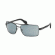Prada SOCIETY PR55QS Bifocal Prescription Sunglasses PR55QS-7AX3C2-63 - Lens Diameter 63 mm, Frame Color Black