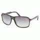 Prada Bifocal Sunglasses PR02NS with Lined Bi-Focal Rx Prescription Lenses PR02NS-1AB3M1-6116 - Frame Color: Black, Lens Diameter: 61 mm
