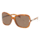 Prada Sunglasses PR28LS 4BW8C1-5817 - Light Havana Frame, Brown Lenses, 58mm Lens Diameter