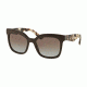Prada TRIANGLE PR24QS Single Vision Prescription Sunglasses PR24QS-DHO4S2-53 - Lens Diameter 53 mm, Frame Color Brown