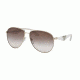 Prada TRIANGLE PR53QS Bifocal Prescription Sunglasses PR53QS-ZVN0A6-60 - Lens Diameter 60 mm, Frame Color Pale Gold