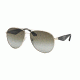 Prada TRIANGLE PR53QS Bifocal Prescription Sunglasses PR53QS-ZVN1X1-60 - Lens Diameter 60 mm, Frame Color Pale Gold