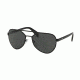 Prada TYPE PR55RS Progressive Prescription Sunglasses PR55RS-7AX1A1-58 - Lens Diameter 58 mm, Frame Color Black