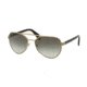 Prada TYPE PR55RS Progressive Prescription Sunglasses PR55RS-MA10A7-58 - Lens Diameter 58 mm, Frame Color Brushed Pale Gold