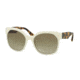 Prada VOICE PR10RS Single Vision Prescription Sunglasses PR10RS-7S31X1-57 - Lens Diameter 57 mm, Frame Color Ivory