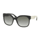 Prada VOICE PR10RS Single Vision Prescription Sunglasses PR10RS-TKF0A7-57 - Lens Diameter 57 mm, Frame Color Black