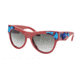 Prada VOICE PR22QS Progressive Prescription Sunglasses PR22QS-SMN0A7-56 - Lens Diameter 56 mm, Frame Color Red