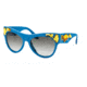 Prada VOICE PR22QS Progressive Prescription Sunglasses PR22QS-SMO0A7-56 - Lens Diameter 56 mm, Frame Color Blue