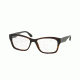 Prada VOICE PR24RV Progressive Prescription Eyeglasses 2AU1O1-52 - Havana Frame