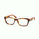 Prada VOICE PR24RV Progressive Prescription Eyeglasses TKR1O1-52 - Havana Frame