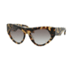 Prada VOICE PR27QS Single Vision Prescription Sunglasses PR27QS-7S00A7-56 - Lens Diameter 56 mm, Frame Color Havana