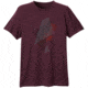 prAna Angle Tee - Men's-Black Plum Heather-XX-Large