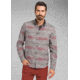 prAna Broderick Long Sleeve - Slim - Mens, Gravel, Small, M23190635-GRA-S