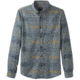 prAna Broderick Long Sleeve - Slim - Mens, Grey Blue, Large, M23190635-GYBL-L