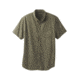 prAna Broderick Solid Short Sleeve Button Up - Men's, Cargo Green, XXL, M11170310-CAGR-XXL