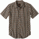 Bryant Short Sleeve Shirt - Mens -Brown-X-Small