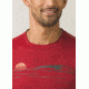 Prana Calder Short Sleeve Mens, Crimson, Small, M1CALS116-CRI-S