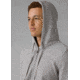 prAna Cardiff Fleece Full Zip Hoodie, Heather Grey, XLarge, 1967701-020-ST-XL