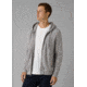 prAna Cardiff Fleece Full Zip Hoodie, Heather Grey, XLarge, 1967701-020-ST-XL