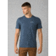 prAna Castle Crest T-Shirt - Mens, Denim Heather, Large, M11201593-DEHT-L