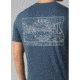 prAna Castle Crest T-Shirt - Mens, Denim Heather, Large, M11201593-DEHT-L