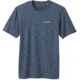 prAna Castle Crest T-Shirt - Mens, Denim Heather, Large, M11201593-DEHT-L