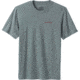 prAna Castle Crest T-Shirt - Mens, Smoky Blue Heather, Large, M11201593-SMHT-L