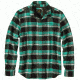 prAna Channing Flannel Shirt - Men's -Dark Olive-Medium