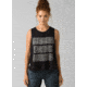 prAna Chez Tank - Womens, Black Right Angles, Large, W11202037-BKRA-L