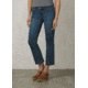 prAna Cia Cropped Flare Jean - Women's, Antique Blue, 0, W41180430-ANBL-0