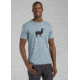 prAna Como Te Journeyman T-Shirt - Mens, Blue Note Heather, Small, M13191588-BNHT-S