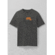 prAna Como Te Llama Journeyman 2 T-Shirt, Charcoal Heather, Small, 1966801-001-ST-S