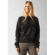 prAna Cozy Up Sweatshirt - Womens, Black Camo, Extra Small, 1967291-001-XS