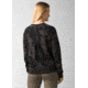 prAna Cozy Up Sweatshirt - Womens, Black Camo, Extra Small, 1967291-001-XS