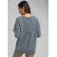 prAna Cozy Up Sweatshirt - Womens, Grey Blue Heather, Large, W23180582-GBHT-L