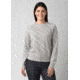 prAna Cozy Up Sweatshirt - Womens, Heather Grey Ditsy Road, Medium, 1967291-020-M