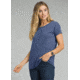 prAna Cozy Up T-shirt - Womens, Equinox Blue Heather, Large, W13180737-EBHT-L