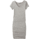 prAna Foundation Dress - Womens, Light Grey Heather Stripe, Large, W31180370-LGHS-L