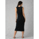 prAna Foundation Midi Dress - Womens, Black, Large, W31202056-BLK-L