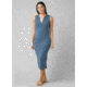 prAna Foundation Midi Dress - Womens, Nickel Heather, Medium, W31202056-NIHT-M