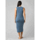 prAna Foundation Midi Dress - Womens, Nickel Heather, Medium, W31202056-NIHT-M