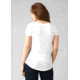 prAna Foundation Short Sleeve V-Neck - Womens, White, Extra Small, 1971451-100-XS