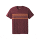 prAna Garrity Short Sleeve Crew T-Shirt - Mens, Black Cherry, Medium, M11181405-BKCY-M