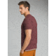 prAna Garrity Short Sleeve Henley T-Shirt - Mens, Black Cherry, Large, M11181406-BKCY-L