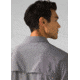 prAna Garvan Long Sleeve Shirt - Mens, Charcoal, Extra Large, 1965681-020-ST-XL