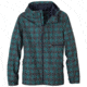 prAna Grayson Rain Jacket - Men's -True Teal Plaid -X-Large