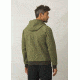 Prana Halgren Urban Full Zip Hoodie Mens, Cargo Green Heather, Small, M21181412-CGHT-S