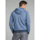 prAna Halgren Urban Full Zip Hoodie - Mens, Equinox Blue Heather, XSmall, M21181412-EBHT-XS