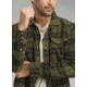 prAna Horizon Long Sleeve Flannel Shirt - Mens, Cargo Green, Large, M23180490-CAGR-L
